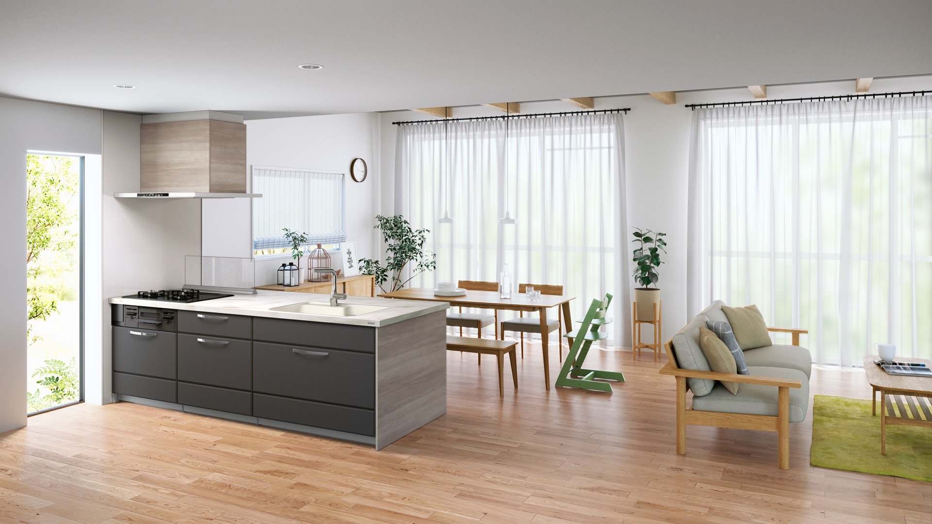 思わず料理もおしゃれに見える黒キッチンの作り方 実例つきのコツをわかりやすく解説 キッチンな暮らし