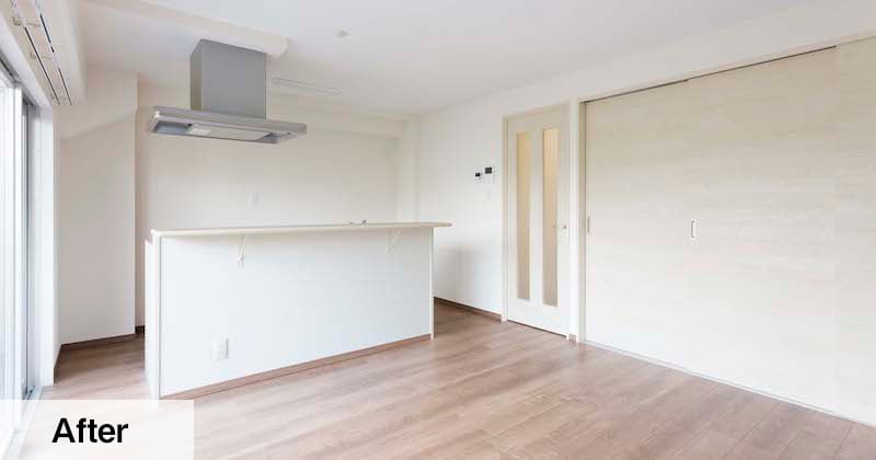 壁付けI型からアイランド型へ。キッチンが変わるとお部屋の印象も変わる!