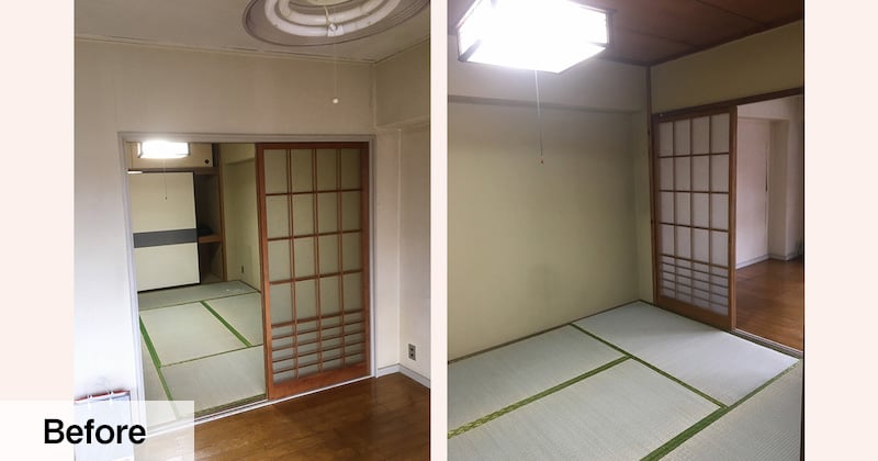 「和室+押し入れ」の空間が、「洋室+クローゼット」に大変身!