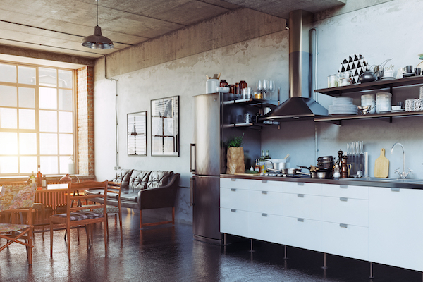 インダストリアルなキッチンで大人カッコいい空間の作り方｜実例コーディネートも紹介 サムネイル画像